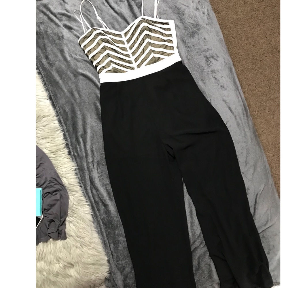 Urban Black and White Jumpsuit